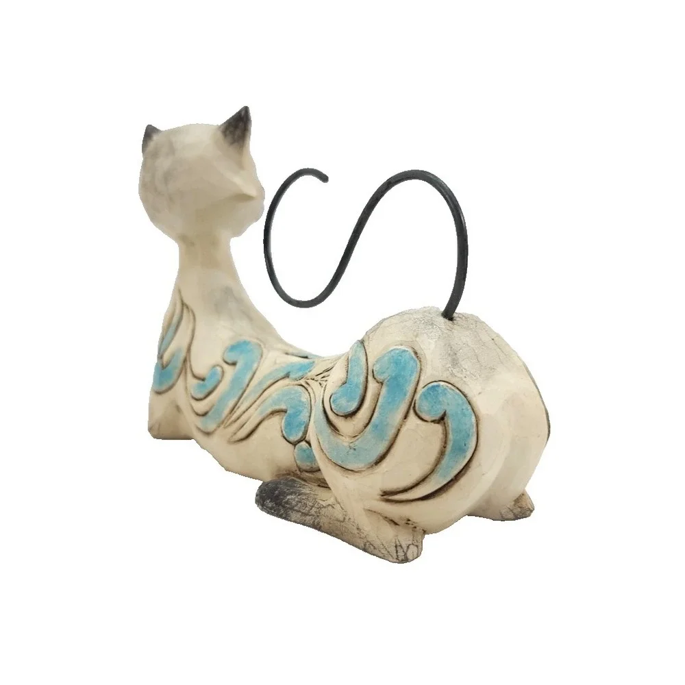 Jim‎ Shore Maya Laying Down Siamese Cat Figure Heartwood Creek Enesco 2013 #1